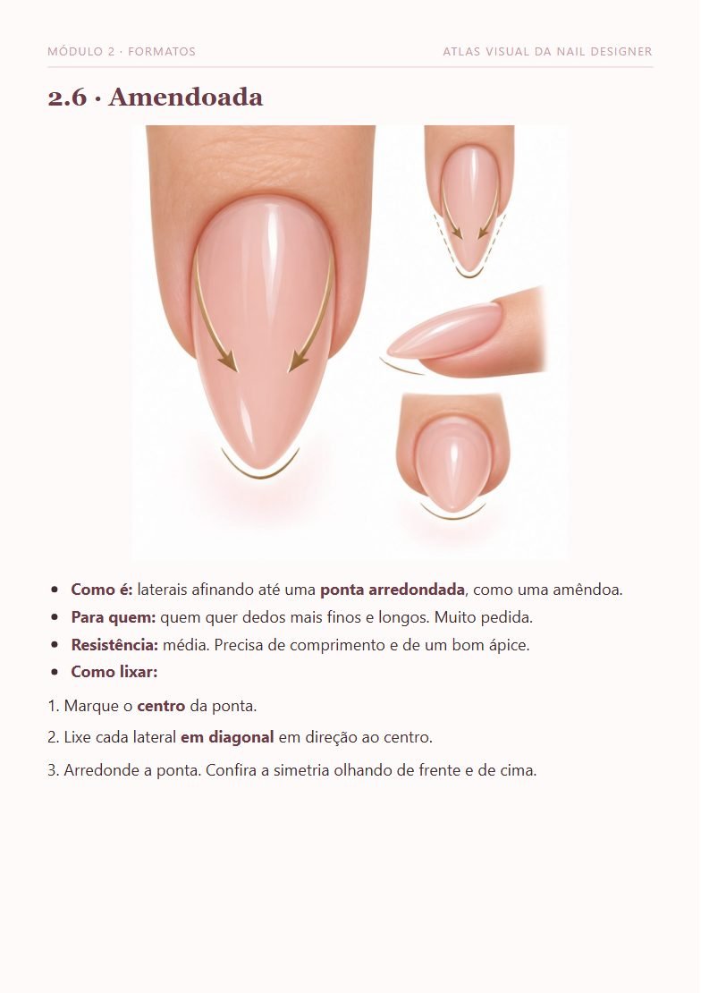 Página 2.6: formato amendoado